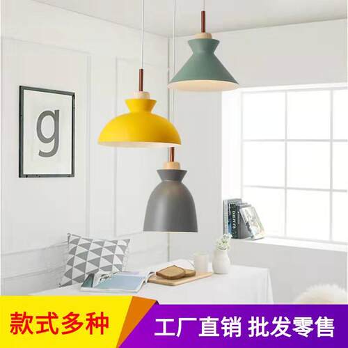 创意三头餐厅吊灯复古现代简约餐桌灯时尚过道客厅吧台北欧吊灯