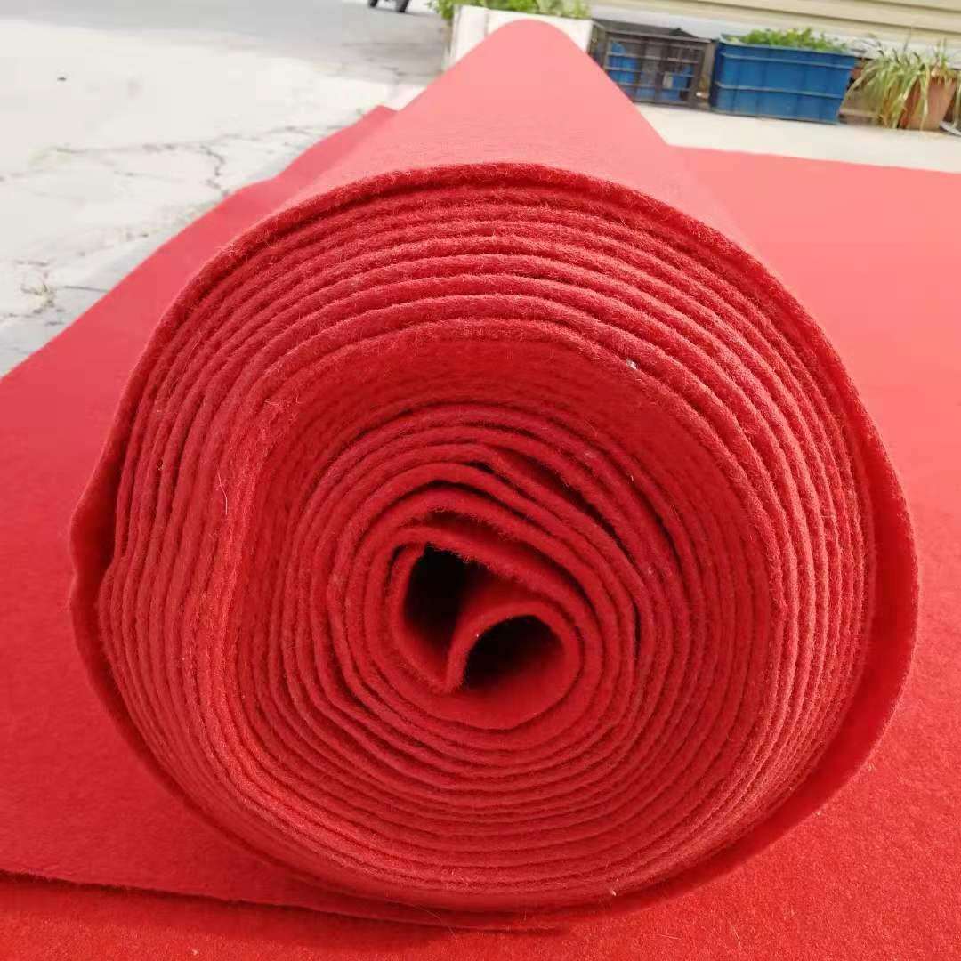 大红地毯厚地毯开业展销地毯贴售楼部大厅地毯婚庆走廊毯地板贴纸