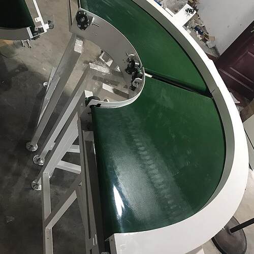 皮供应90度带转分弯机 环形皮机带机 快递拣传送 咨询商家流水线