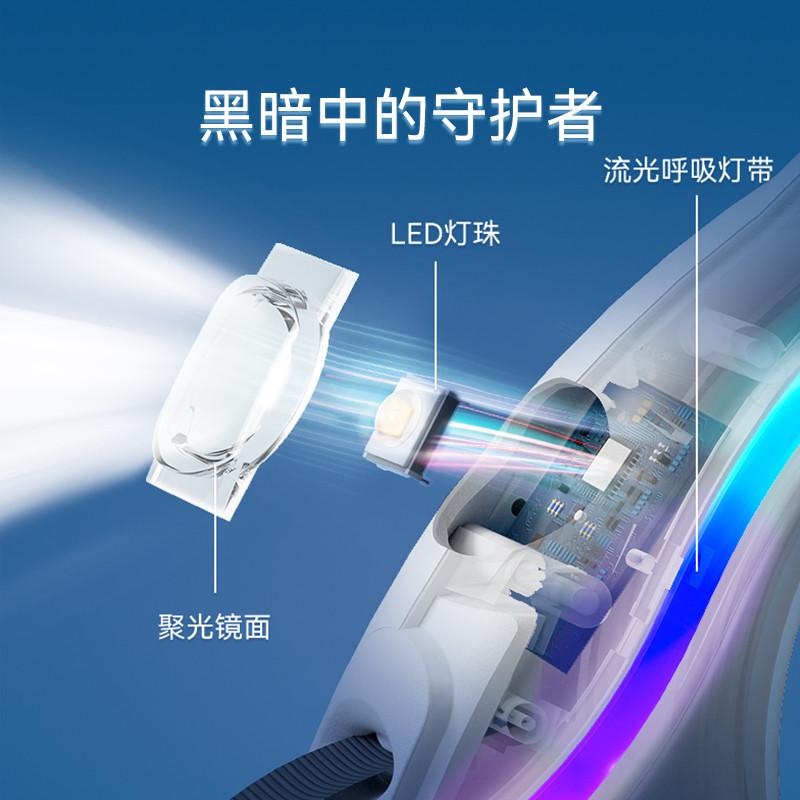 嬉皮狗狗狗牵引绳遛狗绳子自动可伸缩防挣脱中小型犬泰迪宠物用品