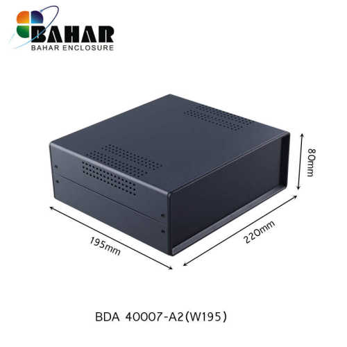 体面板盒铁-金属w195(巴哈尔外塑料设备diy机箱bda40007壳体电源)