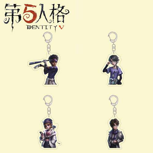 第五人格BLK战队周边钥匙扣新款机械师 先知头像亚克力书包挂件