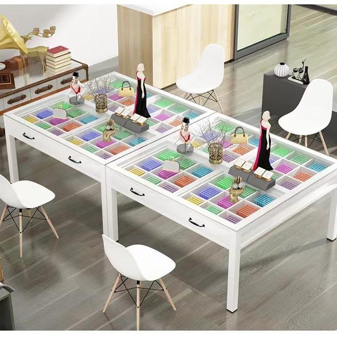 儿童美术桌幼儿园手工桌画室绘画桌服装设计桌