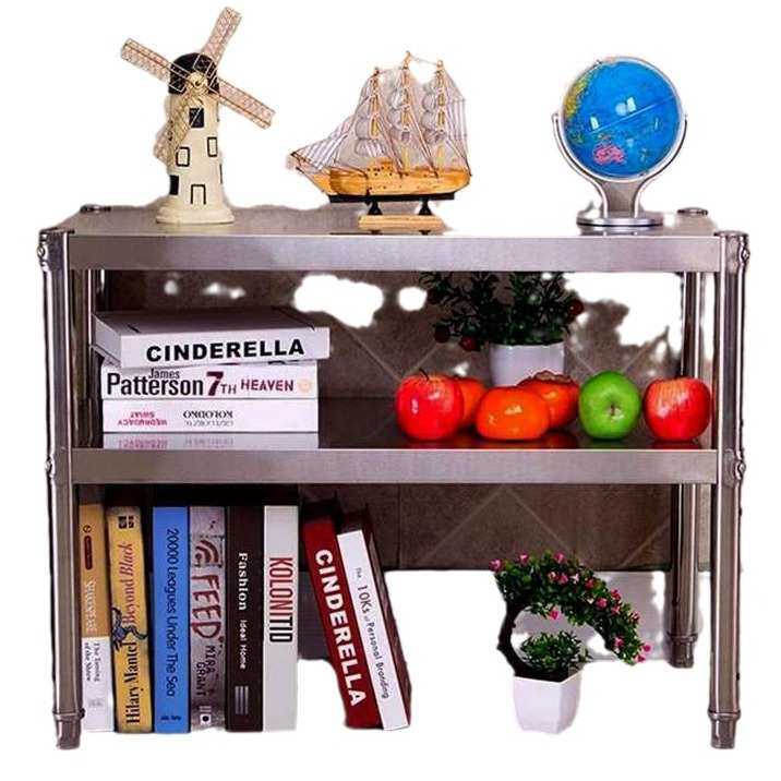 304厨房不锈钢置物架 两层碗碟微波炉收纳架子防锈烤箱落地家,厨房/烹饪用具,厨房抽屉置物架,淘宝优惠券,粉丝福利购,淘宝优惠卷