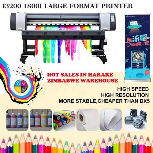 1.8米大幅面弱溶剂打印机打印烘干Eco printer 1800A户外写真