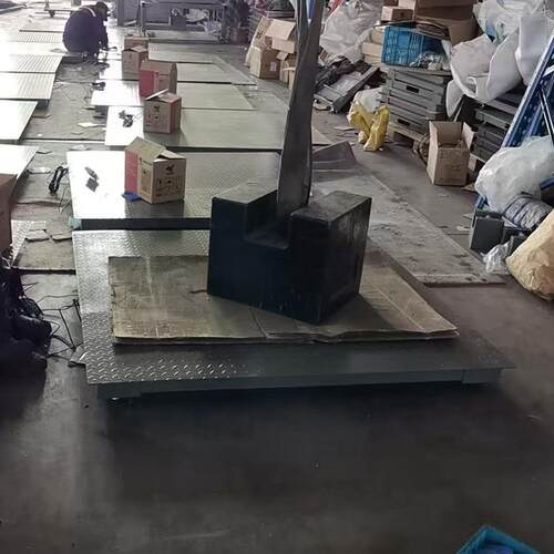 跨秤境电吨子地磅3-5英小文版地磅1.2*1SCS-3T S.5米物流平台外贸