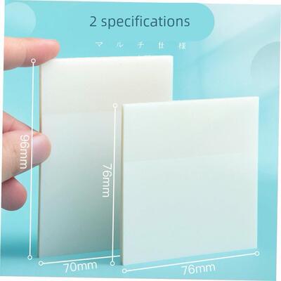 Transparent Sticky Notes with Scrapes Stickers Paper Clear s
