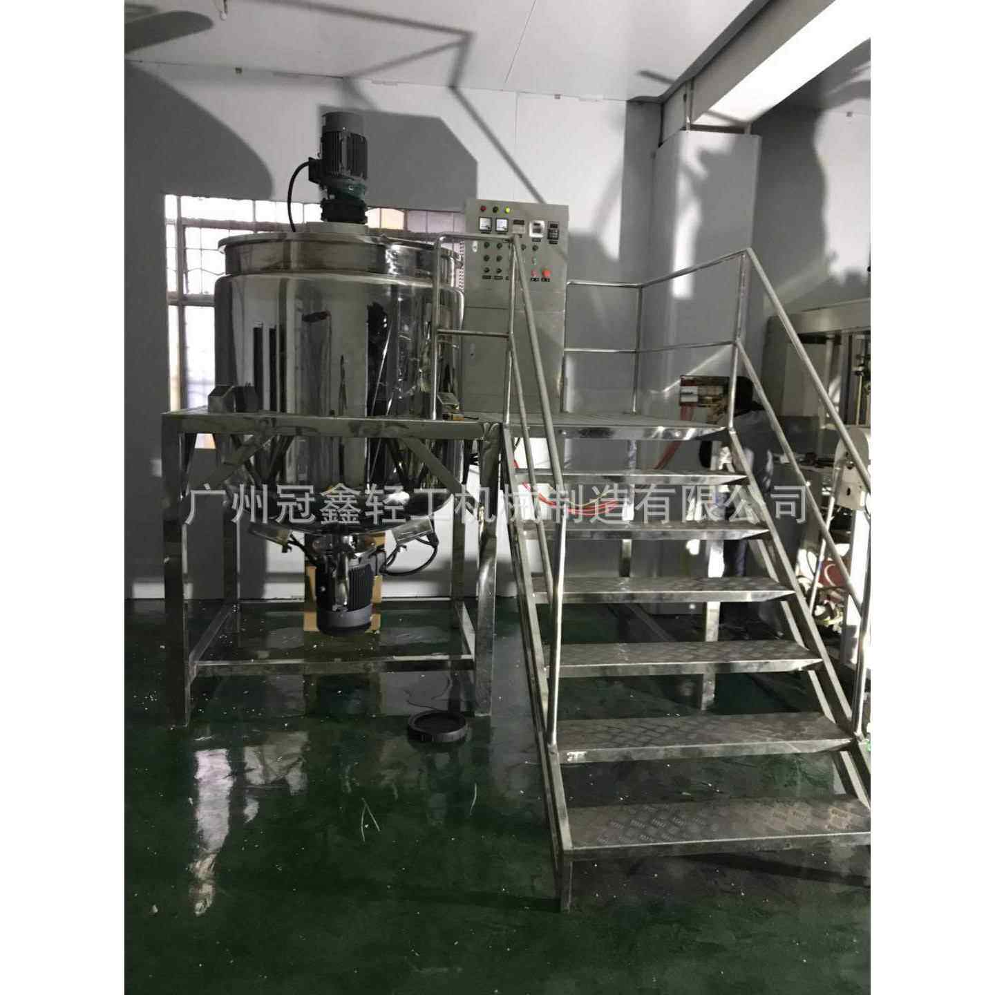 1000L电加热搅拌罐反应搅拌罐洗发水搅拌罐液洗锅