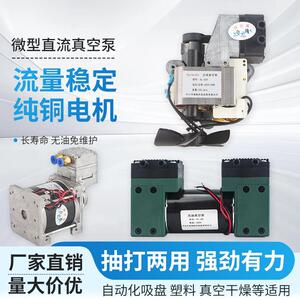 瑞誉鑫 小型 真空泵 220V 微型气泵 无油真空泵 负压泵 抽气泵
