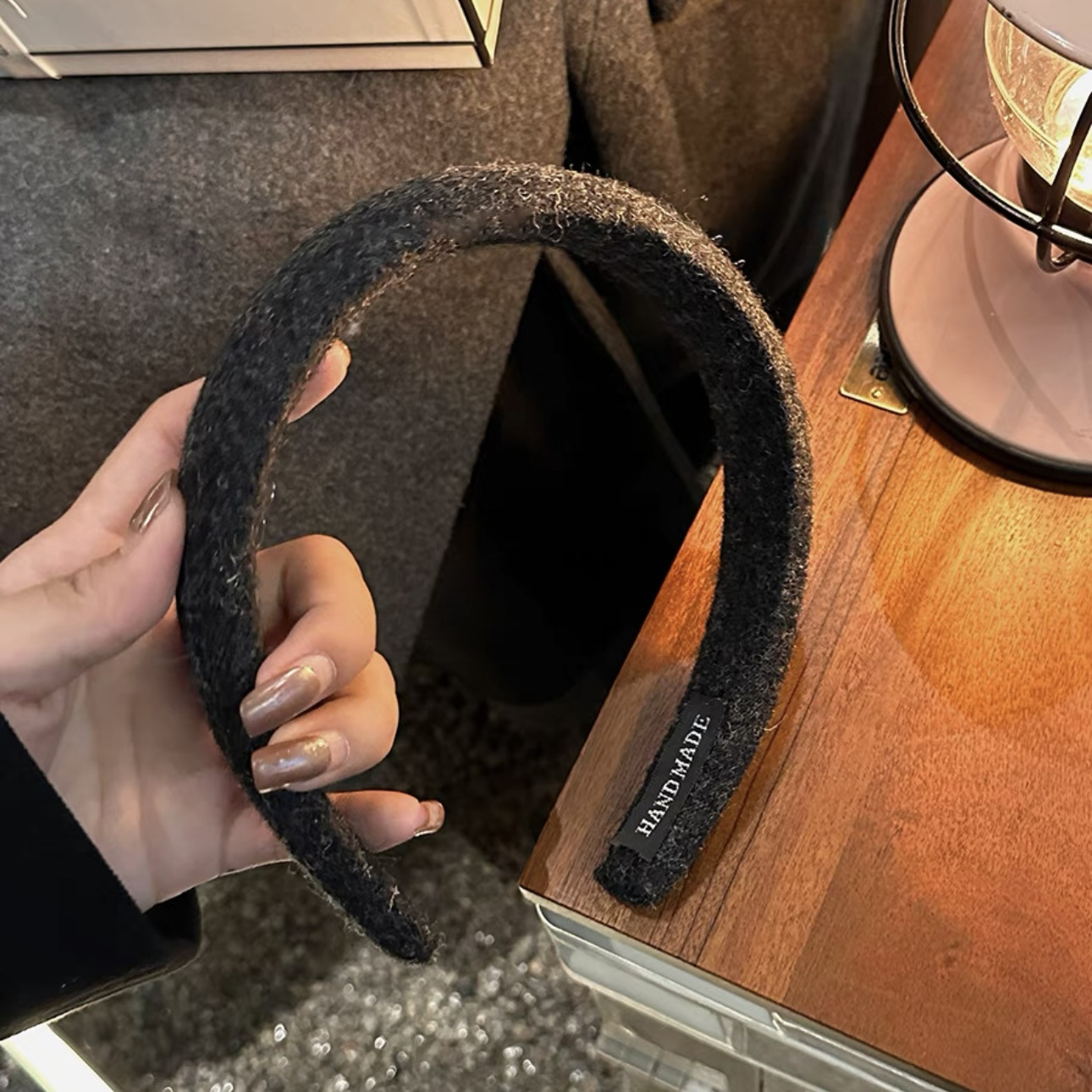 秋冬羊毛发箍头箍百搭出发发饰