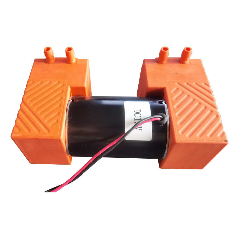 微型气泵直流12V24V交流110V220V包装医院设备双头泵隔膜真空泵