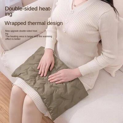 Portable Hand Warmer Goose Down Heating Pad for Hands Warmin