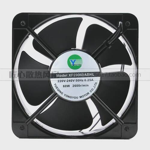 YONGYOU XF20060ABHL 380V 50HZ 0.15A 60W 机柜静音散热风扇