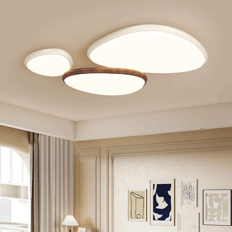 中古风创意鹅卵石吸顶灯卧室房间灯简约现代客厅组合灯卧室吸顶灯,家装灯饰光源,智能吸顶灯,淘宝优惠券,粉丝福利购,淘宝优惠卷