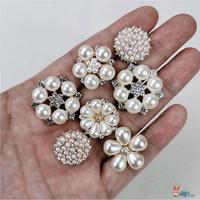 高端扣子奢華貂扣子高檔水鉆潮流羊絨大衣扣子紐扣鑲嵌水鉆珍珠