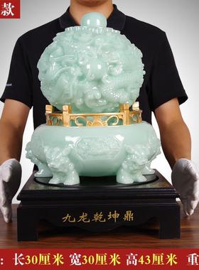 正品九鼎摆件来时运转鼎 客龙招厅办公室家居装饰礼品摆设开业礼