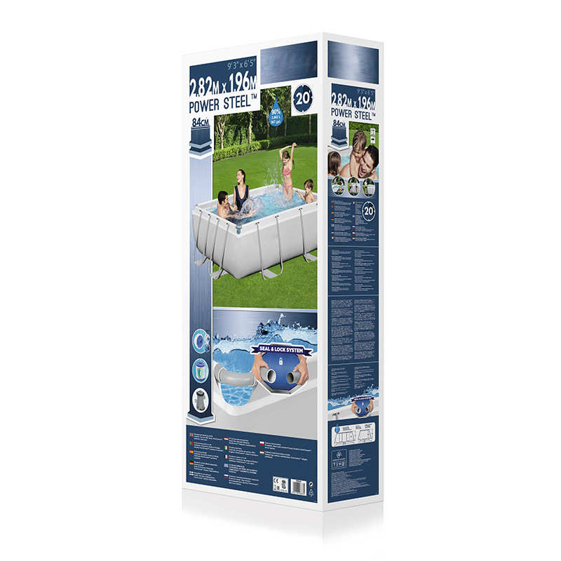 Bestway56629支架游泳池家用成人儿童户外养鱼池大型戏水池洗澡池