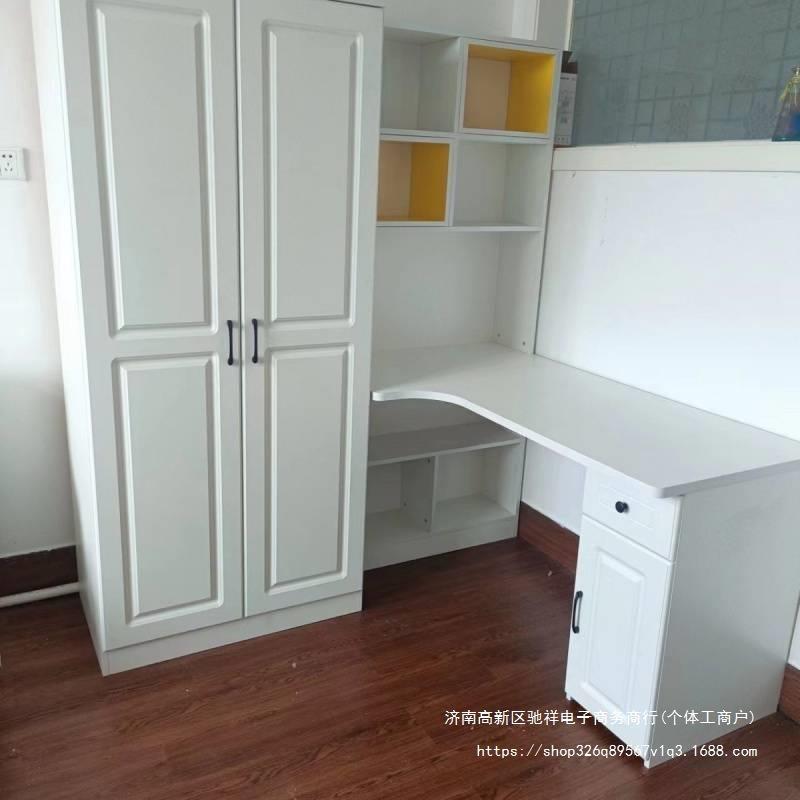 连PEI体书桌柜衣一体小组户型带儿童衣橱简约多功能合柜转角电脑