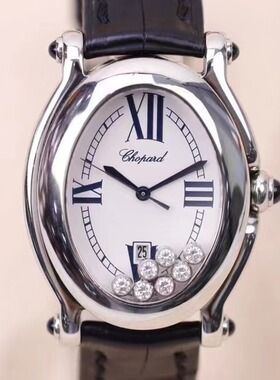 公价5.2万98新萧邦快乐钻系列7钻278937-3005石英31*40mm女表