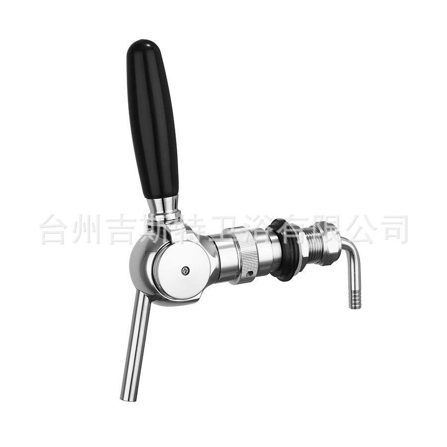 啤酒设备镀铬可调啤酒龙头啤酒柱镀铬酒头啤酒精酿设备厂家