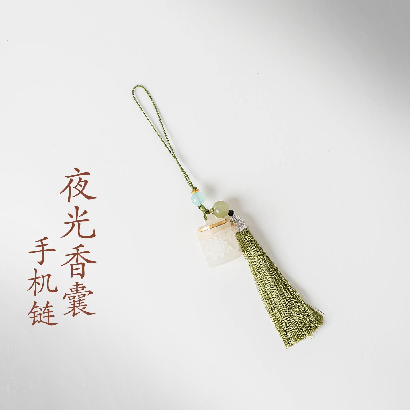 敦煌设计院古风夜光莲花随身香囊