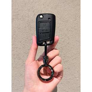 适用大众速腾钥匙套帕萨特宝来探岳polo迈腾朗逸cc id3途岳锁匙包