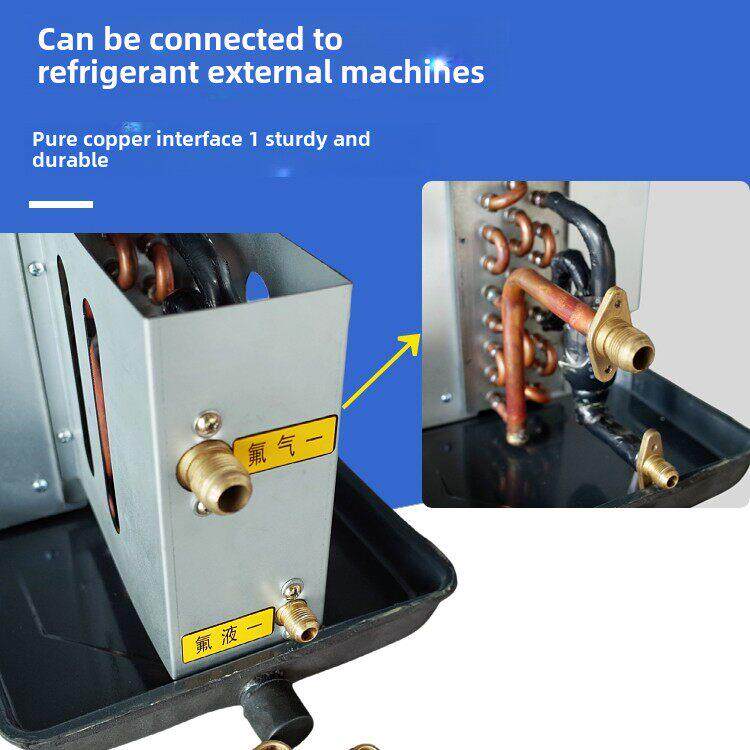 冷媒风机盘管卧式暗装制冷剂R410氟系统空调中央空调风管机接外机