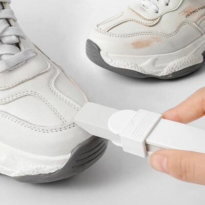 Shoe cleaning eraser for suede shoes, a care and cleaning to