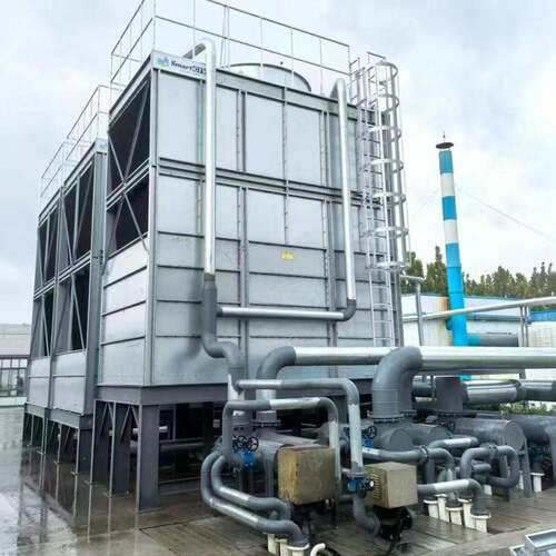 低噪音横流式凉水塔钢铁厂电炉冷却设备全钢冷却塔运行稳定