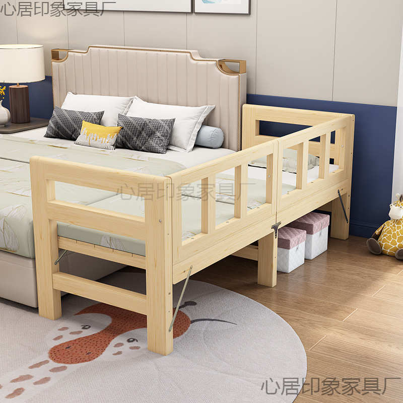 可折叠床加宽拼接延长简约折叠床实木床铺加床拼床无缝床边板