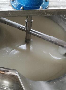 全自动豌豆凉粉机不锈钢电加热双层凉粉搅拌熬制锅凉粉加工设备