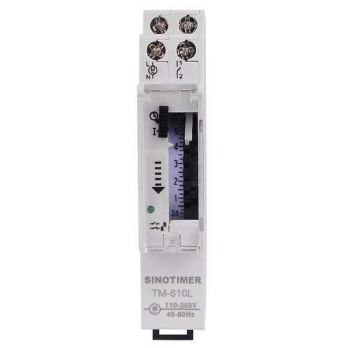 TM610L 时控开关智能开关定时器电源定时开关1P导轨时间开关220V