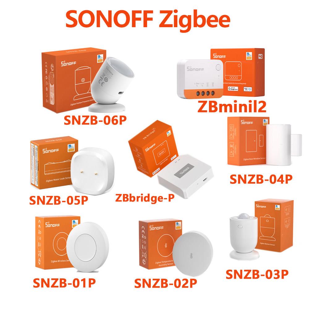 SONOFF Zigbee系列传感器SNZB-06P SNZB-01P SNZB-02P ZBminir2图片