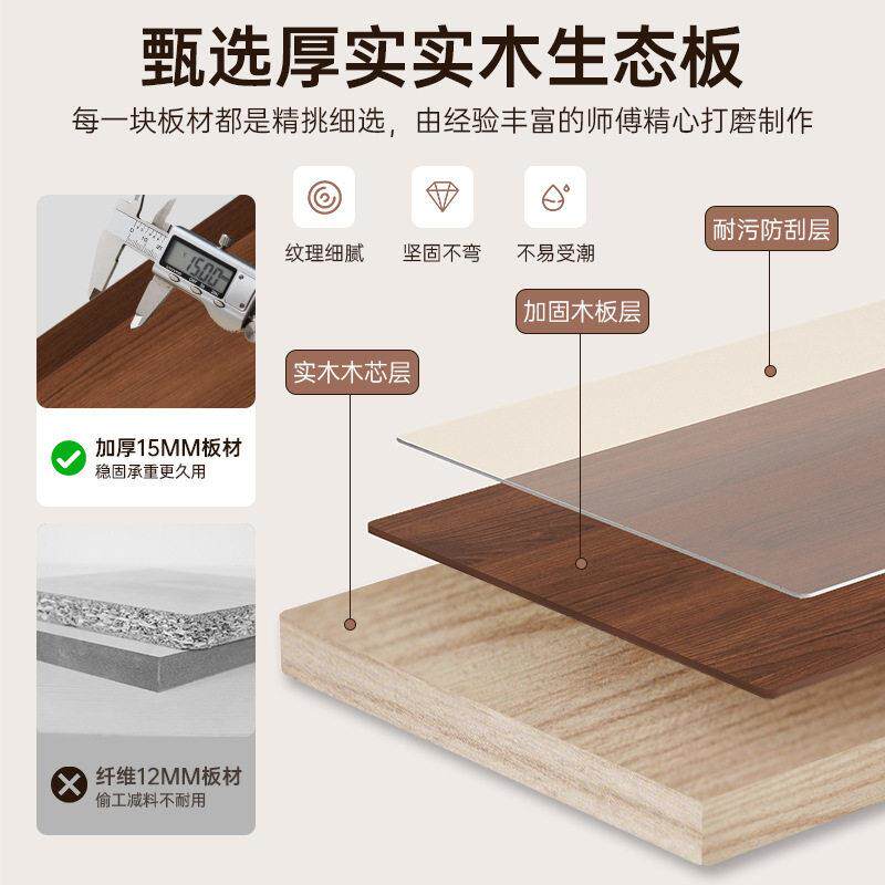奶油风翻盖梳妆台收纳柜一体小型卧室转角化妆桌迷你窄缝床头书桌