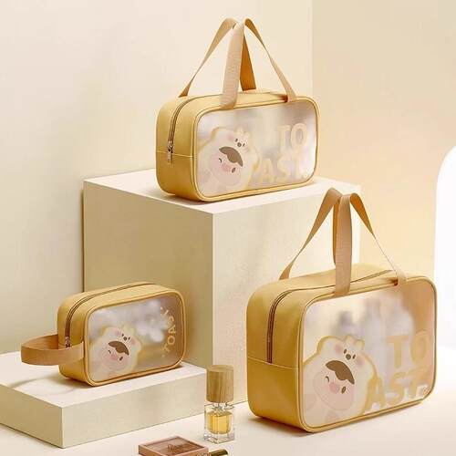 Travel Toiletry Bag for Women - Portable Waterproof Makeup B