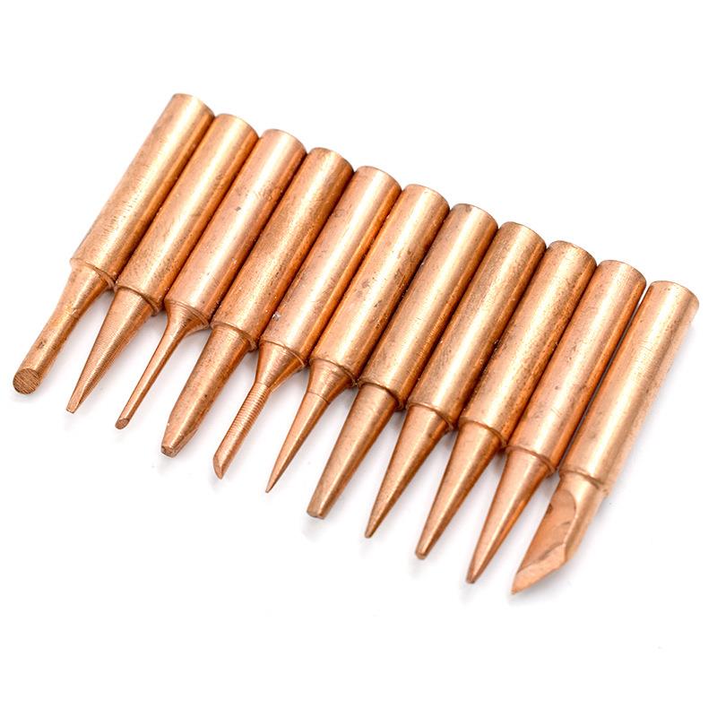 936纯铜烙铁头 裸铜烙铁头900m内热式烙铁头三件套5件套烙铁头