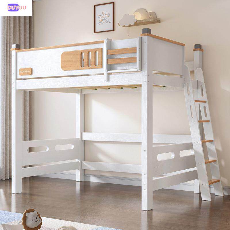 儿童组下合交错上床桌全实木子床小户型高架床单上架层无品牌/床