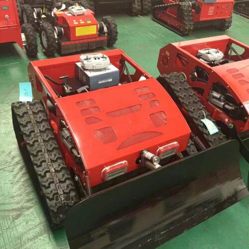 HT550型小型履带式割草机园林除草设备遥控型除雪机扫雪抛雪机