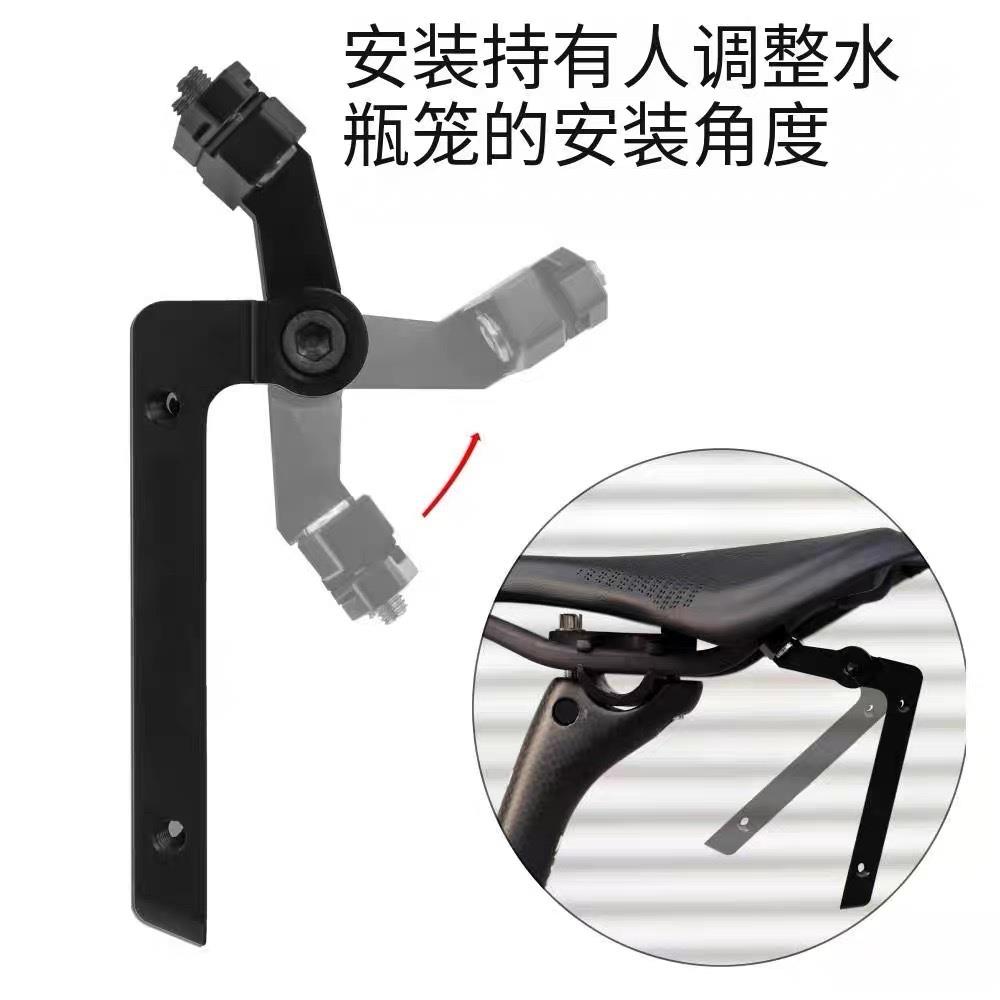 自行车铝合金坐垫扩展支架水壶延伸支架坐垫尾支架单车坐垫夹