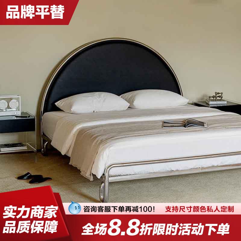 舒梵银河床/环保实木床板不锈钢包豪斯中古极简现代小户型儿童床