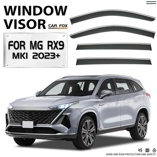 适用于名爵RX9车窗晴雨挡雨遮阳板雨眉MGRX9Windowvisor