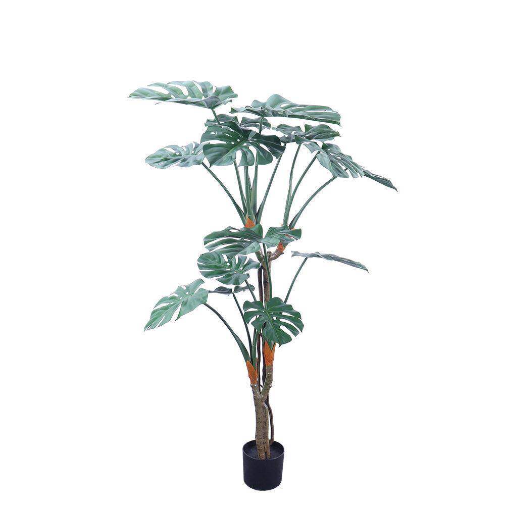 龟背树竹植物室内服装商店橱窗落地绿植盆栽装饰摆设假树仿真