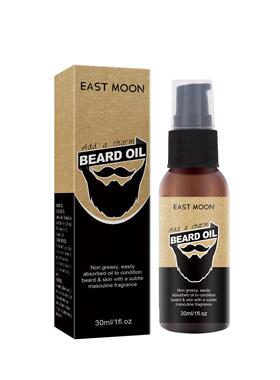 EAST MOON Mustache Care Oil - Men's Facial, Sideburns, and F