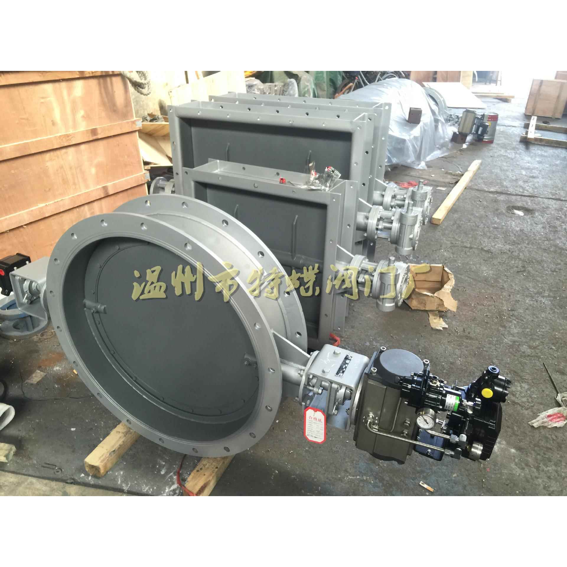 新风风门TOD341W，联机风门烟囱风门手动蝶阀RTO进阀RTO出口阀，