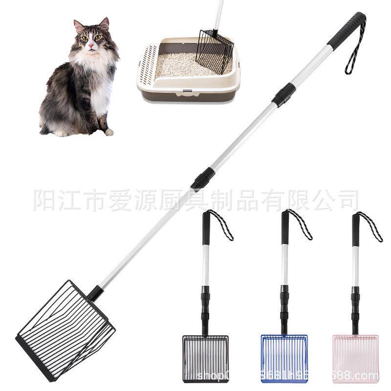 猫砂铲伸缩长柄金属猫砂铲豆腐砂猫砂铲升级芦丁鸡铲子沙铲拾便器
