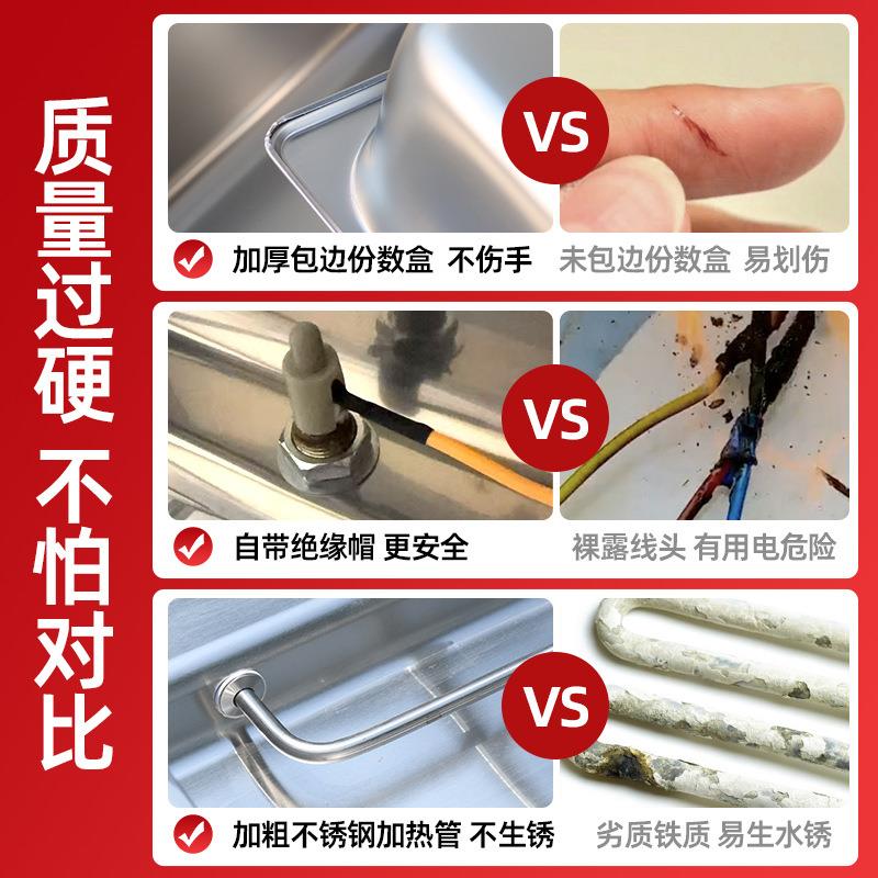 商用特工程款快餐保厚温台立式LJS快餐厨车食售打菜堂台盒饭房自
