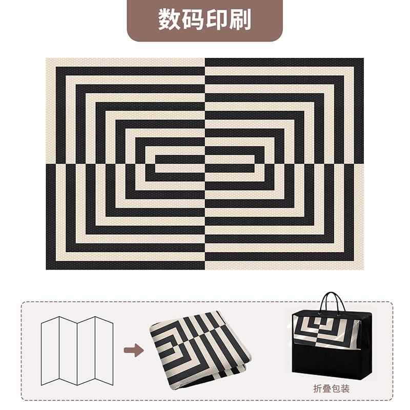 铺折叠客超细羊绒地毯现代简约满客厅卧超细羊绒室耐脏易打理厅地