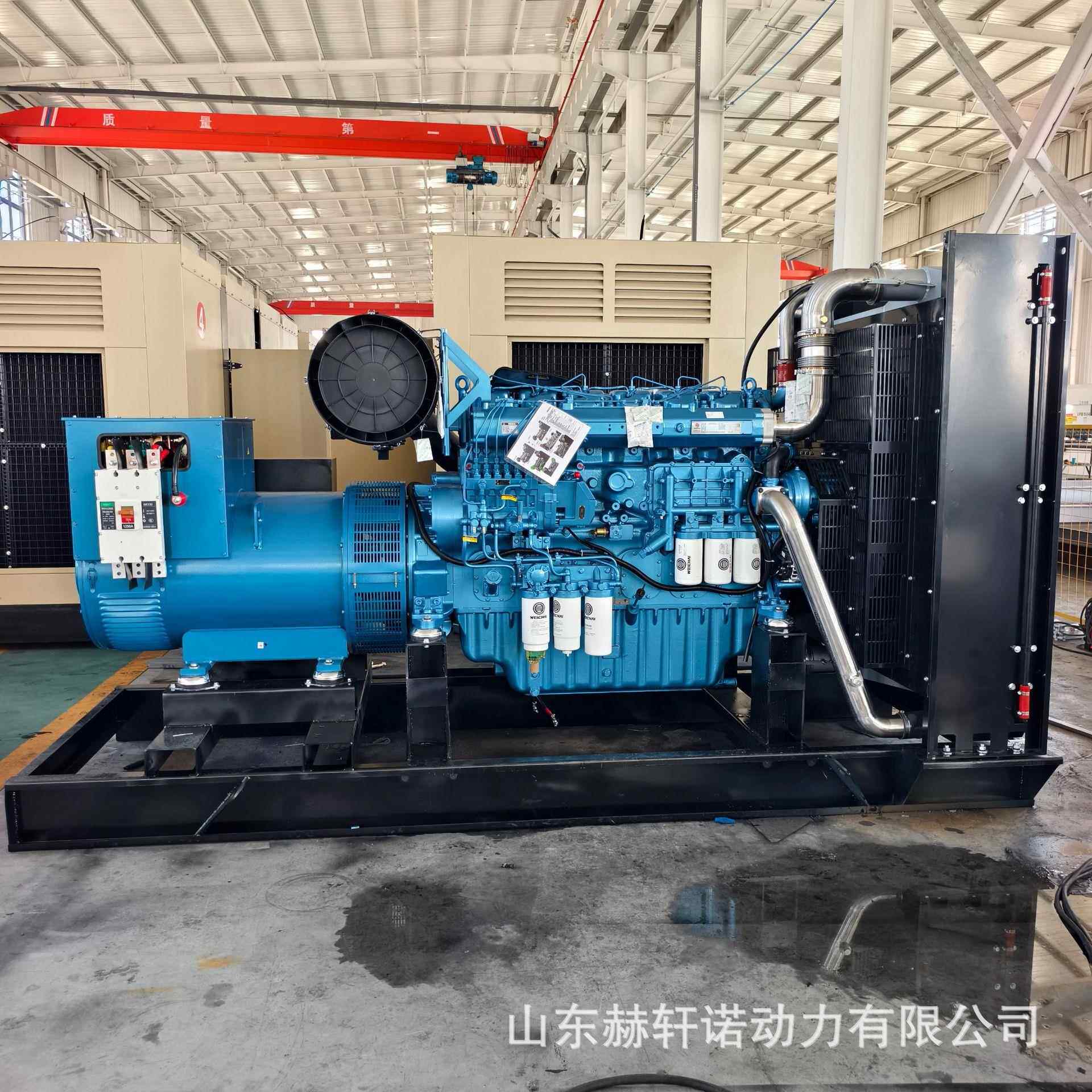 潍柴动力电机组20kw柴油发电LJA机发3音0/50/100千瓦低组噪箱低油