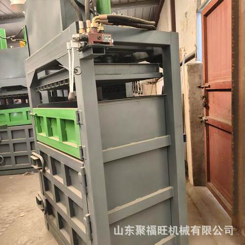 双缸120吨金属边角料压块机薄膜油漆桶压扁机废品旧衣服捆扎机