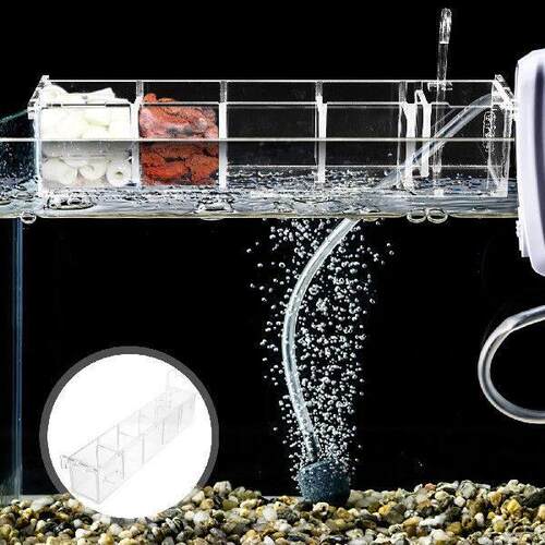 Fish Tank Filter Water Purification Box Acrylic Aquarium